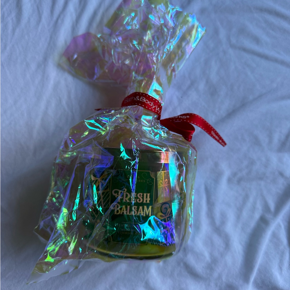 NEW Bath and Body works candle Fresh Balsam